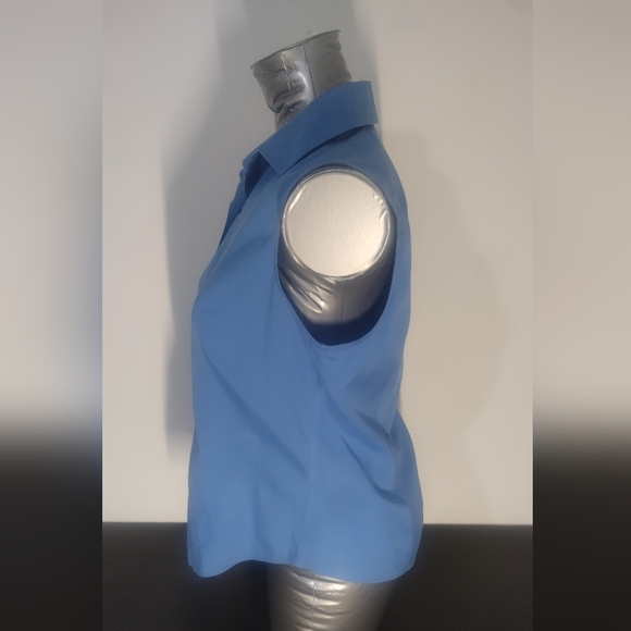 Talbots Light Blue‎ Blouse - Picture 2 of 4